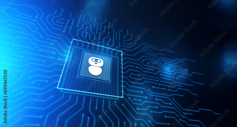 Poster chatbot computer program designed for conversation with human users over the internet. support and c