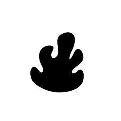 Obraz premium Seaweed and Coral Reefs Silhouette