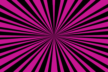 Retro pink background sunburst design concept