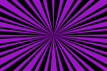 Retro purple background sunburst design concept