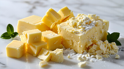 a pieces of butter