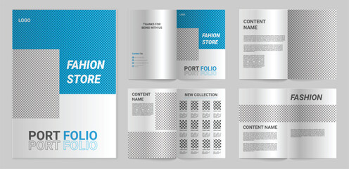 fashion brochure design template
