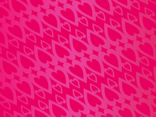 Hearts background with modern ornaments, red color, perfect for valentines, letters, gifts, prizes, surprises, etc.