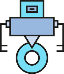 Humanoid Robot Icon
