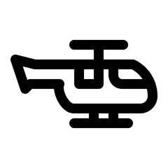 helicopter plane icon element