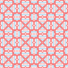 stars and hearts pattern of chicago city flag. vector illustration