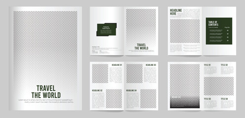 travel brochure design template