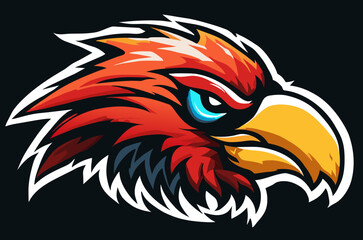 Obraz premium Bird Head Logo Design