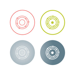 Atomic Structure Vector Icon
