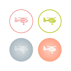 Helicopter Vector Icon