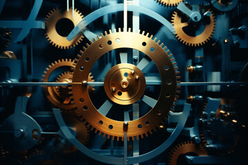 A convergence of abstract technological elements, symbolizing the seamless integration of technology in modern business operations.