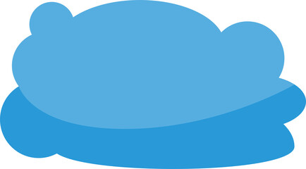 Blue Cloud Illustration
