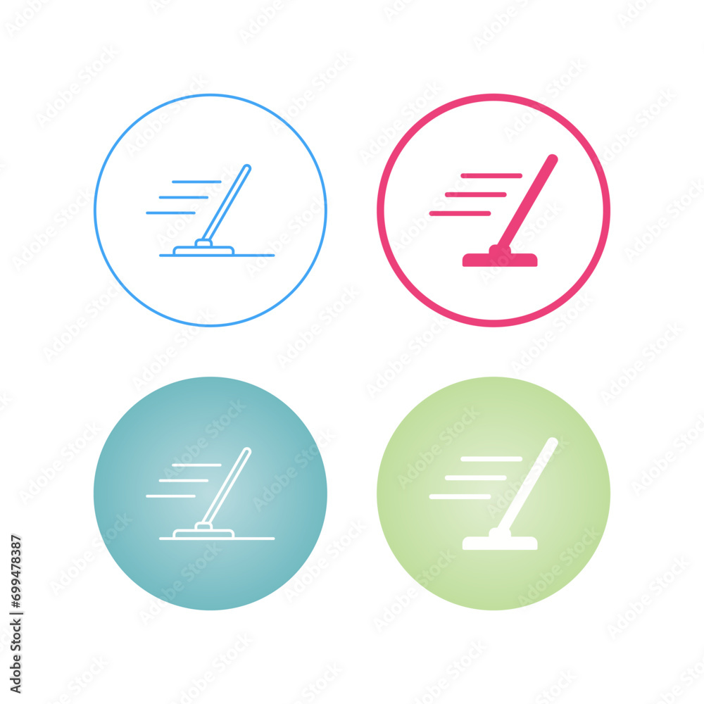 Canvas Prints Mop Vector Icon