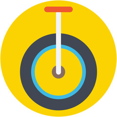 Unicycle Vector Icon