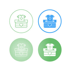 Cloth Donate Vector Icon
