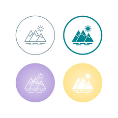 Mountain Vector Icon