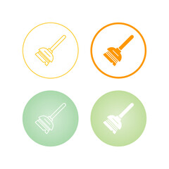 Broom Vector Icon