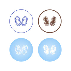 Slippers Vector Icon
