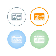 Online Order Vector Icon