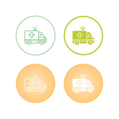 Ambulance Vector Icon