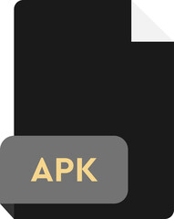 APK File Extension  icon Crisp Corners  grey colors