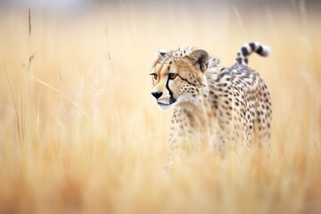 Obraz premium cheetah gaining on unaware prey