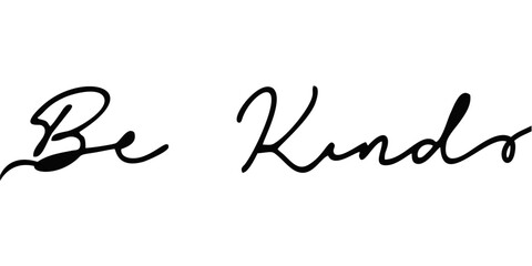 be kind of lettering