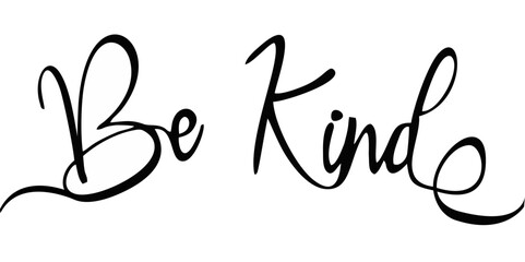 be kind of lettering
