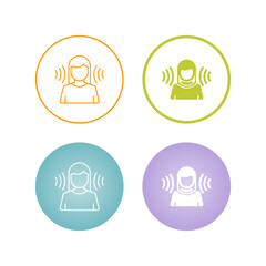 Fototapeta premium Listen Vector Icon