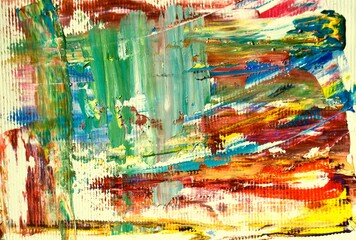 smears of color paint. abstract colorful background