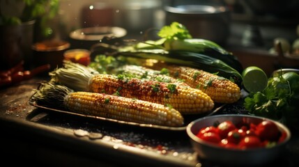 grilled corn on the cob