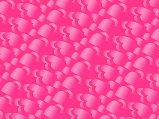 Heart background with modern ornament, red color, suitable for valentines, letters, gifts, gifts, surprises, etc.