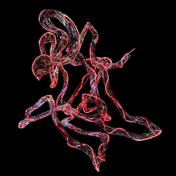 Anakinra drug molecule, illustration