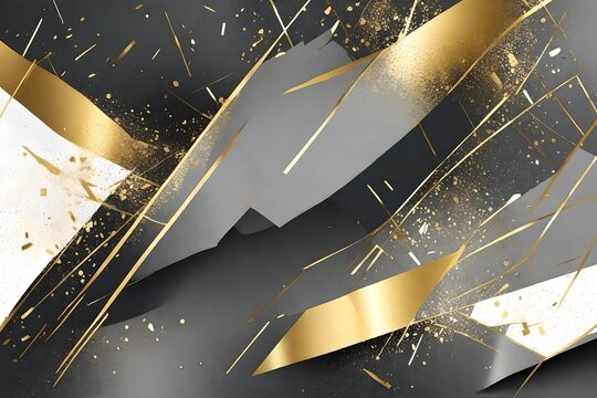 background with black and gold