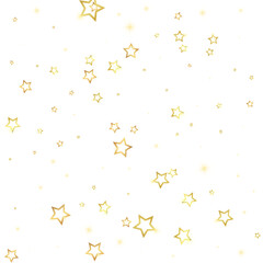 Christmas spirit. Scattered falling stars.