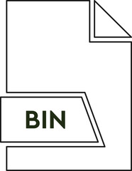 BIN File format icon spacing in objects
