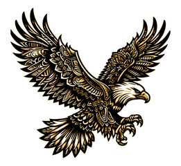 eagle flying mascot