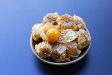 Fresh cape gooseberry. Delicious tropical fruit