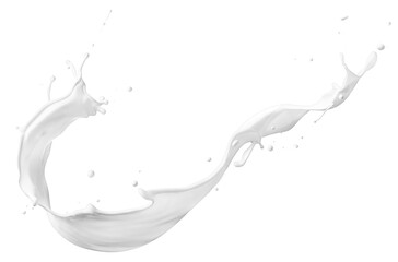Curve milk splash