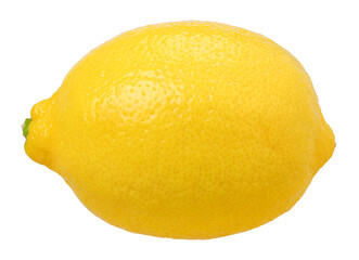 ripe lemon fruit isolated, transparent PNG, PNG format