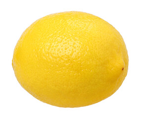 ripe lemon fruit isolated, transparent PNG, PNG format, single