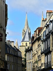 Obraz premium Caen, August 2023 - Visit the magnificent city of Caen, capital of Normandy. View of the city