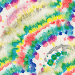 Fototapeta premium Tie Dye Stripy Art. Vector Grunge Peace. Rainbow Stripe Pattern. Vector Grunge Background. Seamless Tie Dye. White Endless Tye Dye. Brush Background Paint. Pastel Stripe Paint. Rainbow Dyed Print.