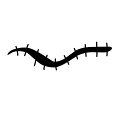 Stitching wound icon