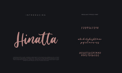 Signature Font Calligraphy Logotype Script Brush Font Type Font lettering handwritten
