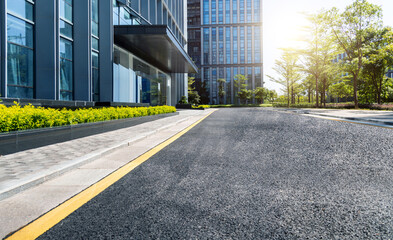 Highway outside the office building