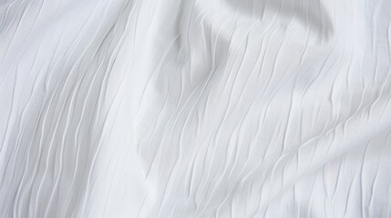 Seersucker Fabric Texture - Known for Its Puckered and Crinkled Look