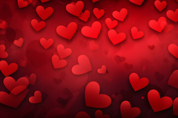 red valentine background.