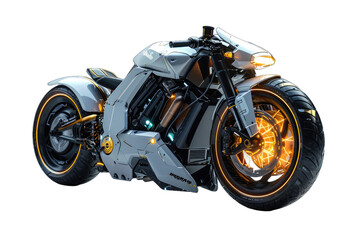 futuristic motorcycle