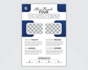 BUsiness flyer design vector